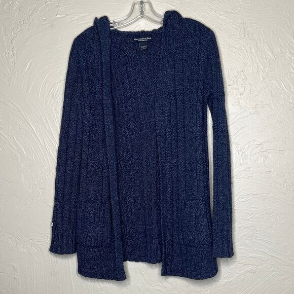 Abercrombie & Fitch Navy Cardigan - Size Small - Picture 1 of 3
